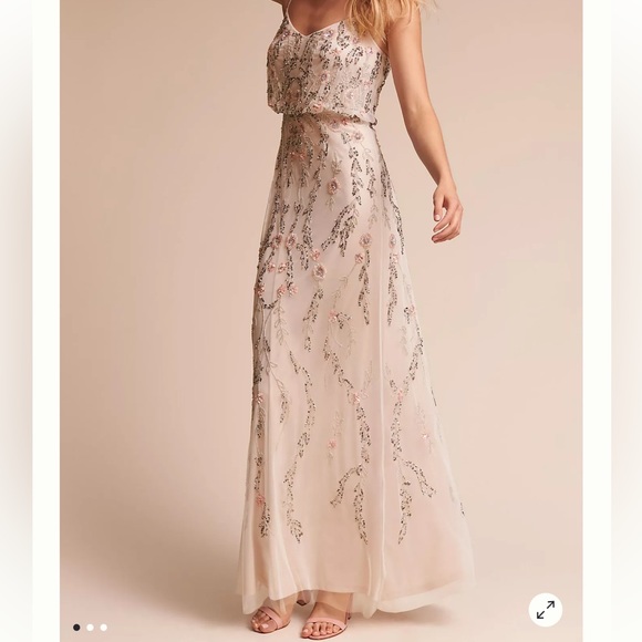 Altar’d State Pale Pink Duchess Dress - Picture 9 of 9